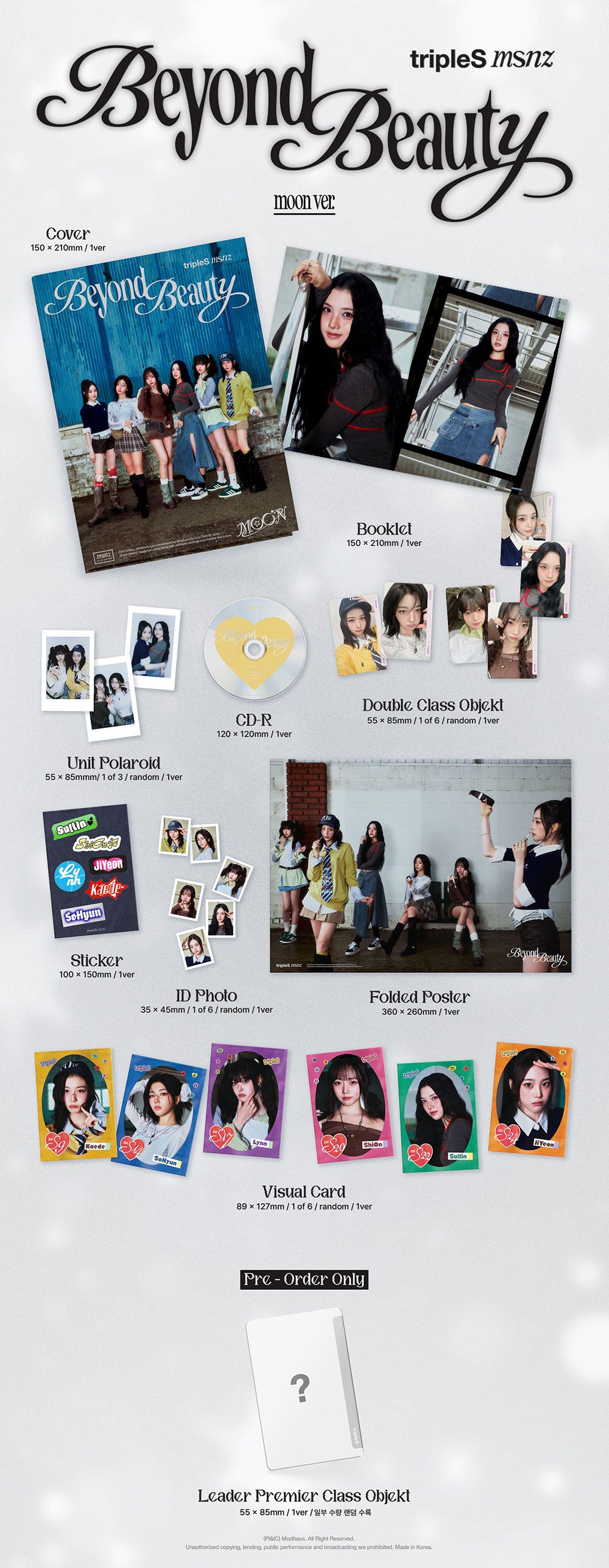 TRIPLES - Mini Album ‘MSNZ Beyond Beauty’ (Moon/Sun/Neptune/Zenith Ver.)