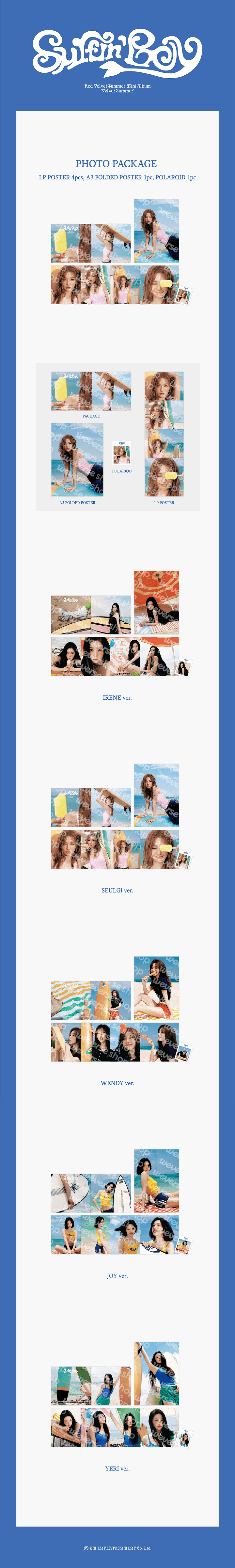 [PRE-ORDER] RED VELVET - ‘Velvet Summer’ Official MD (Photo Package)