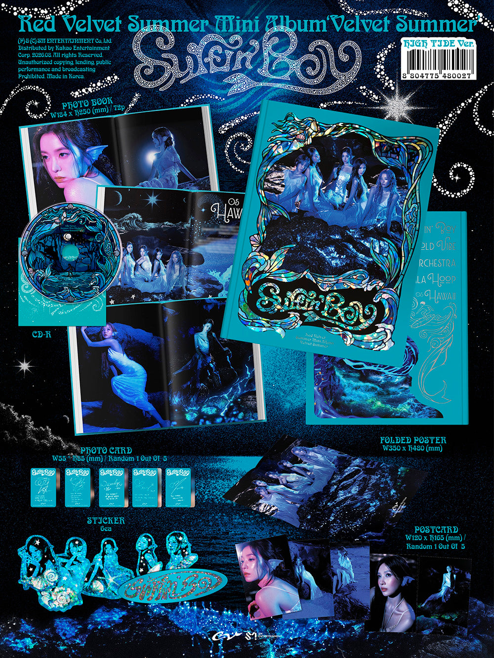 RED VELVET - Summer Mini Album 'VELVET SUMMER' (HIGH TIDE Ver)