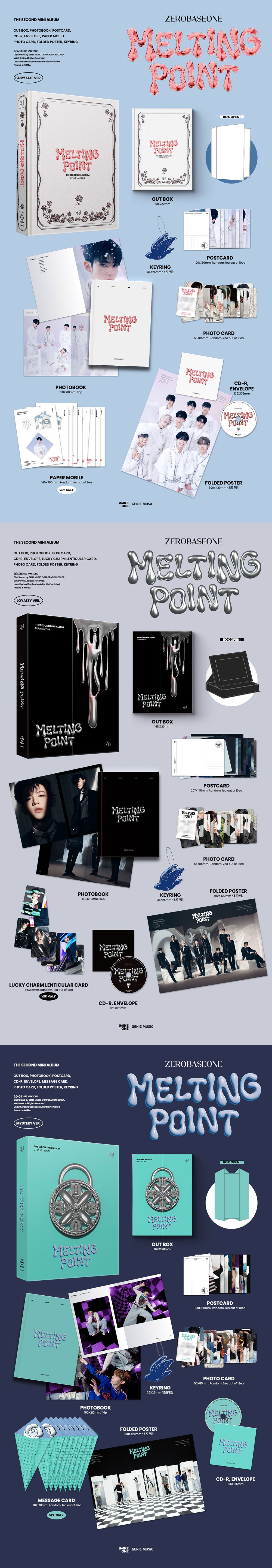 ZEROBASEONE - 2nd Mini Album MELTING POINT