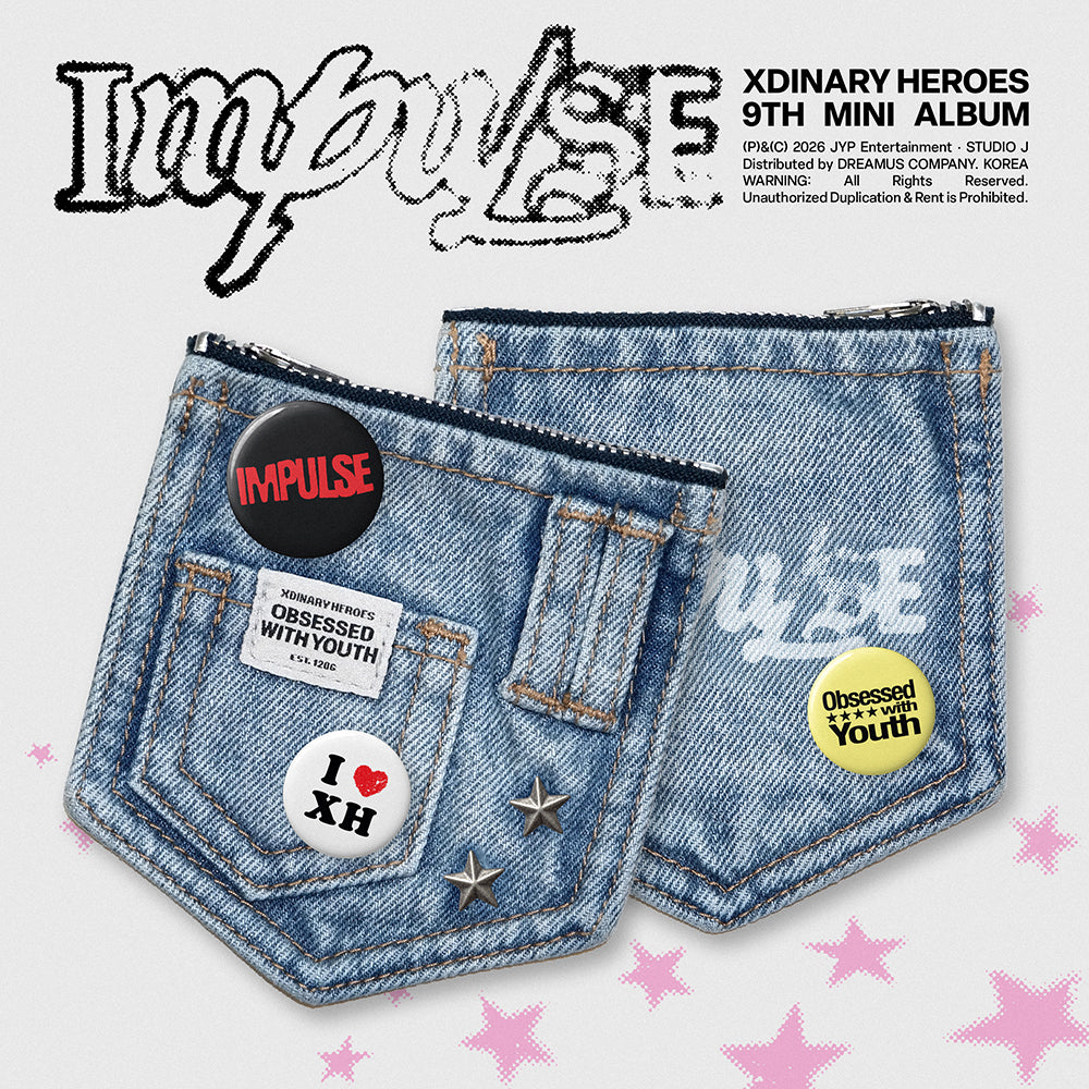 [PRE-ORDER] XDINARY HEROES - 9th Mini Album ‘IMPULSE’ (Denim Pouch )
