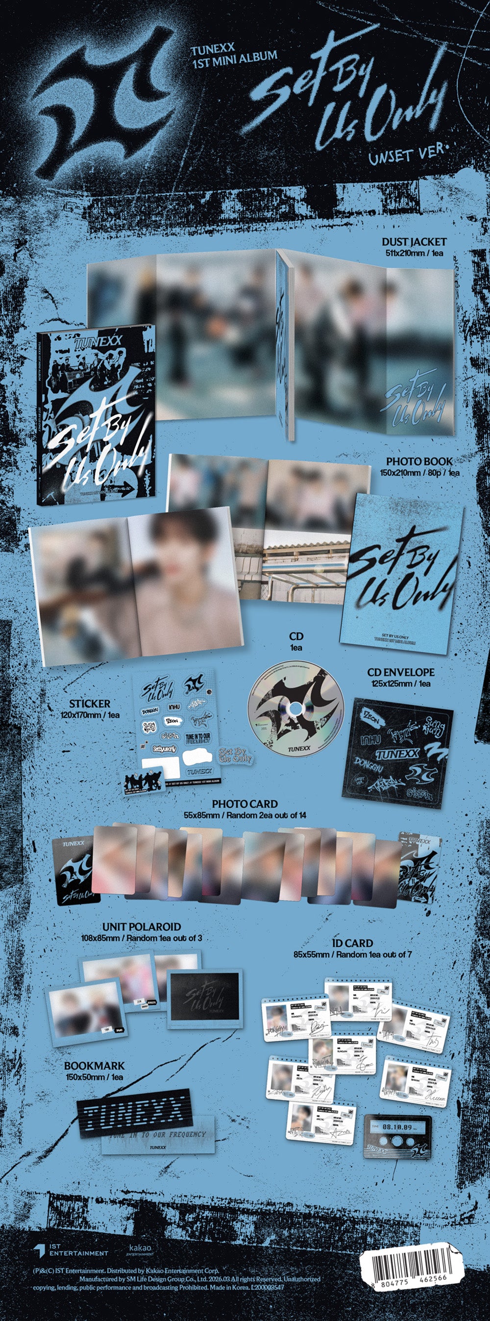TUNNEX - 1st Mini Album ‘Set By Us Only’