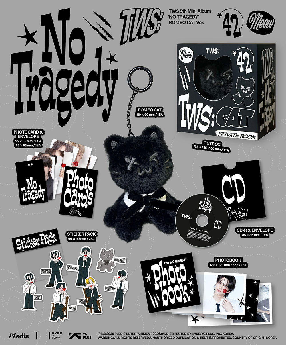 TWS - 5th Mini Album ‘NO TRAGEDY’ (ROMEO CAT Ver.)