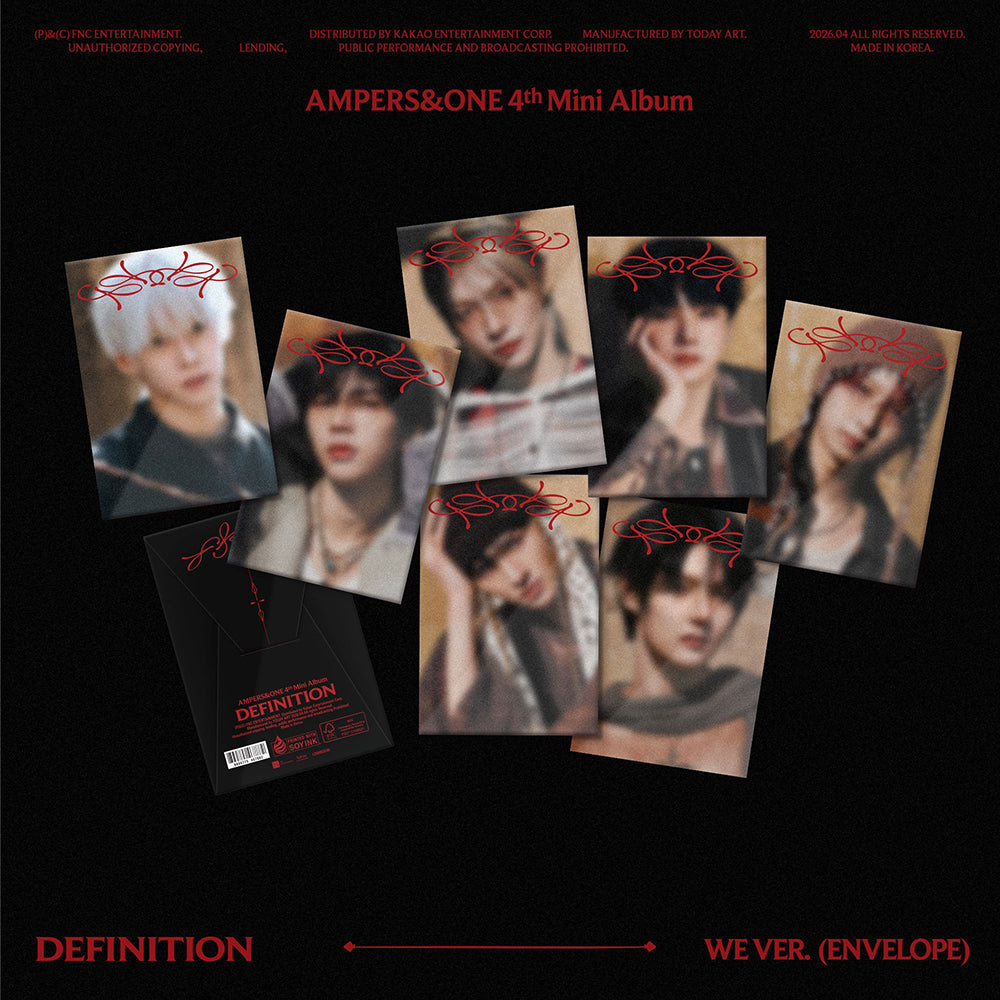 AMPERS&ONE -  4th Mini Album ‘DEFINITION’ (We/Envelope Ver.)