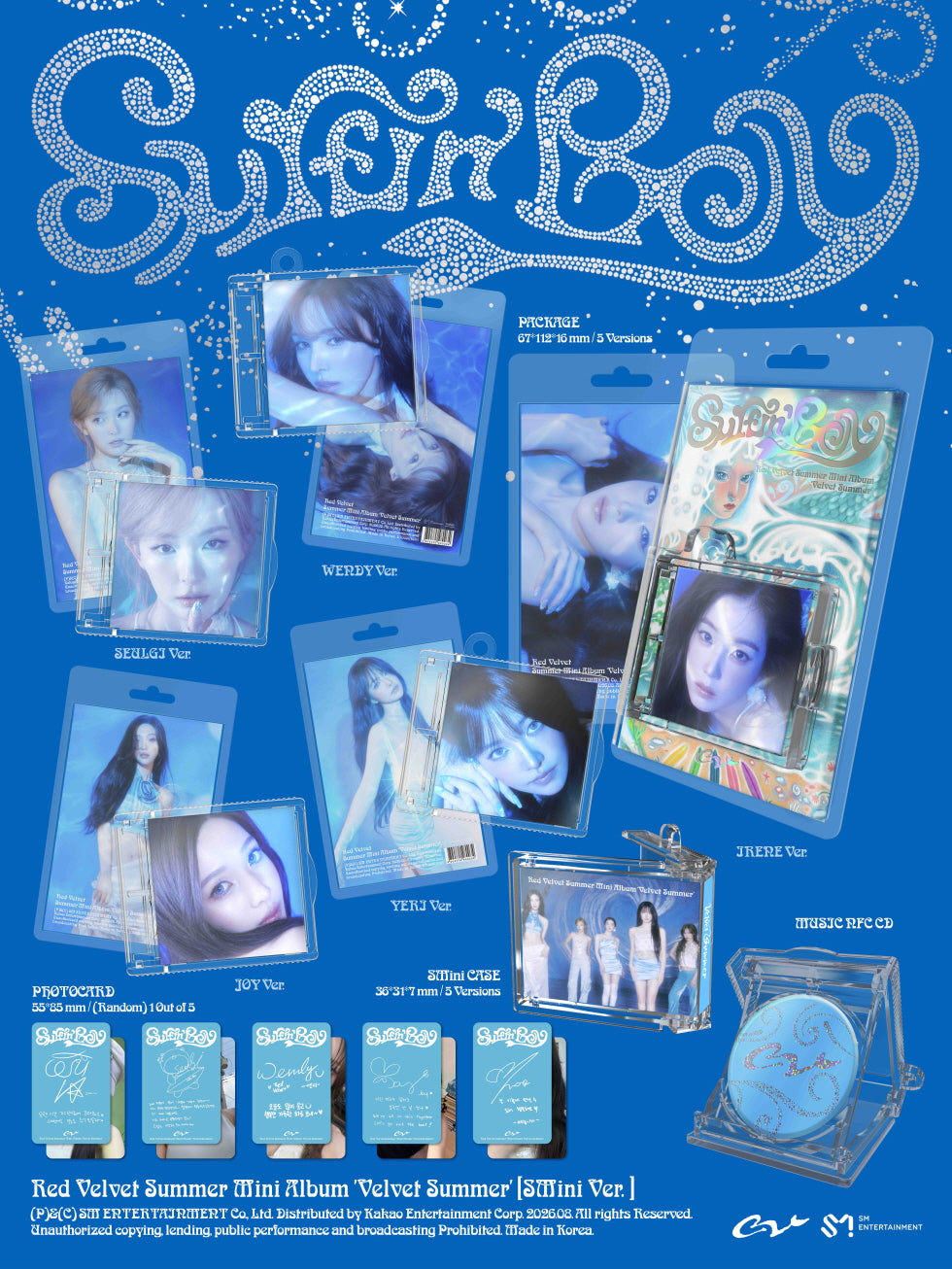 RED VELVET - Summer Mini Album 'VELVET SUMMER' (SMini ver.)