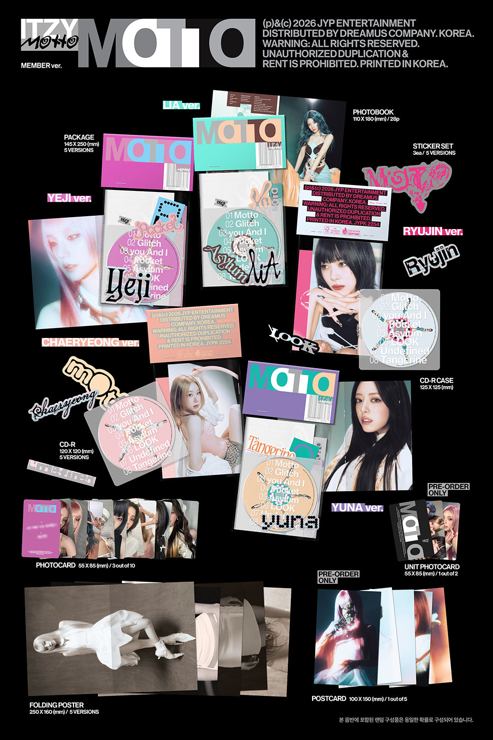 ITZY - Motto (Member ver)