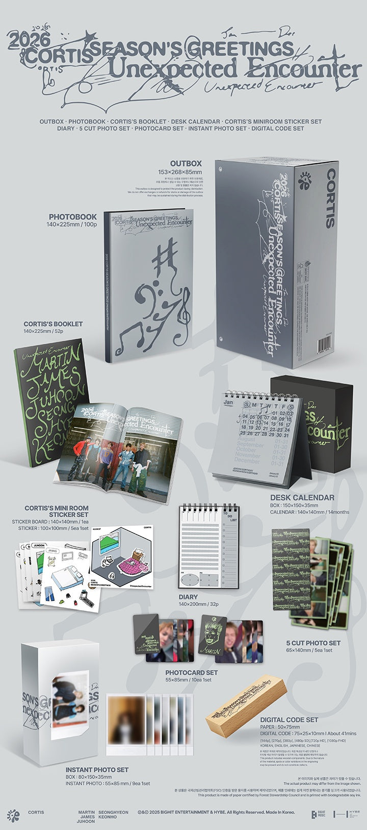 [PRE-ORDER] CORTIS - 2026 Season's Greetings