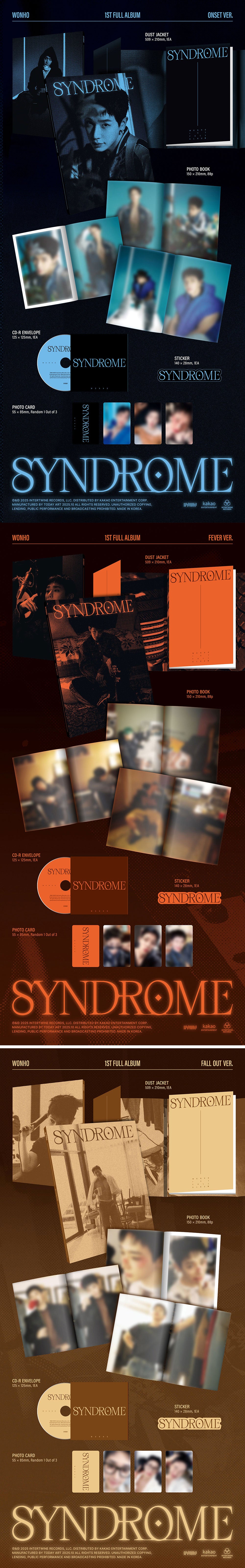 WONHO - 1st Full Album ' SYNDROME'