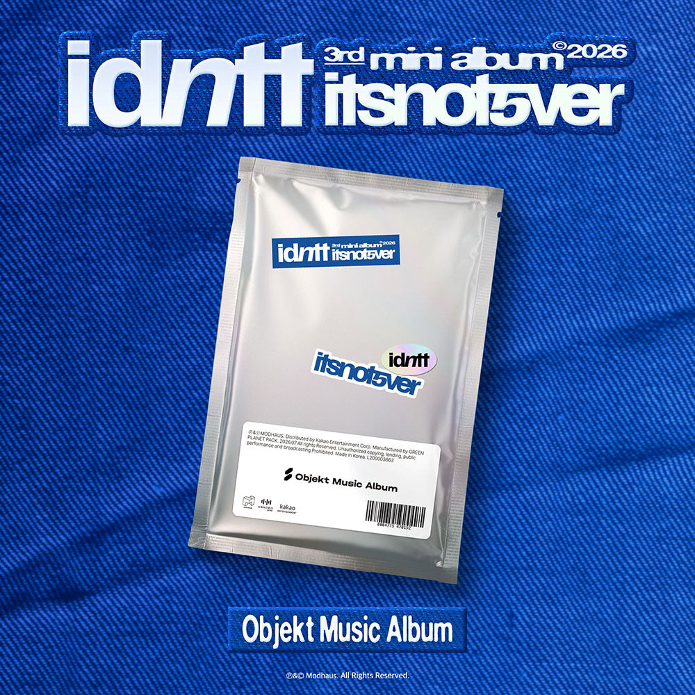 [PRE-ORDER] IDNTT - 3rd Mini Album ‘ITSNOTOVER’ (Objekt Music Ver)