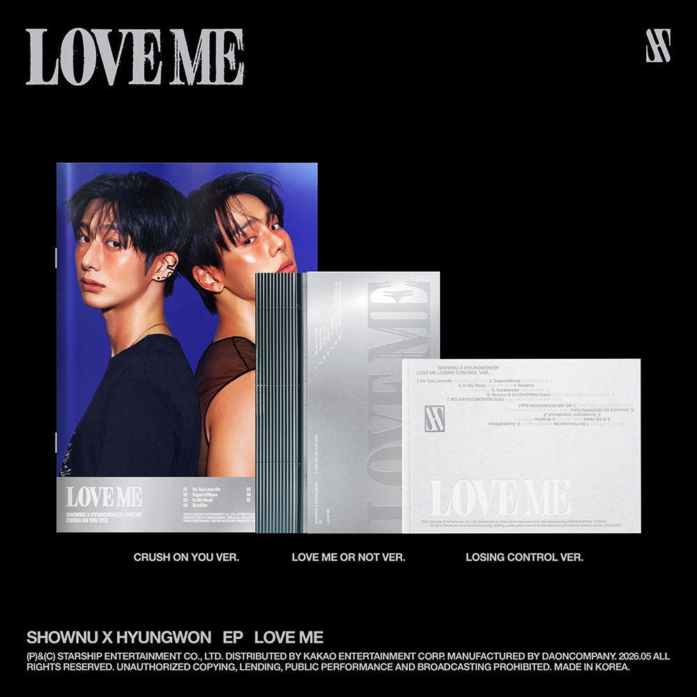 SHOWNU x HYUNGWON (MONSTA X) - EP 'LOVE ME' (Standard Ver)