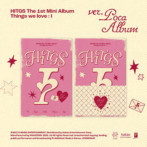 HITGS - The 1st Mini Album 'Things we love : I' (POCA ver.)