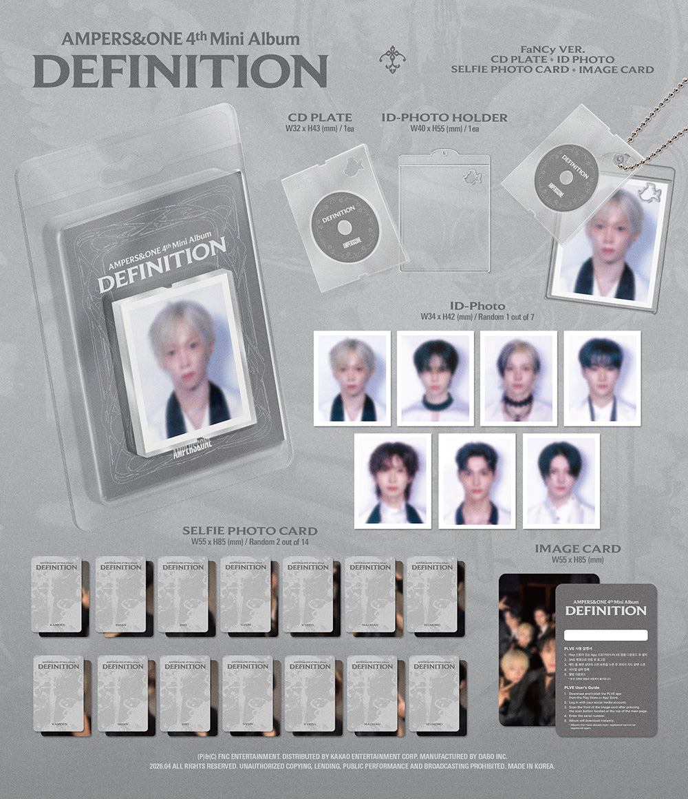 AMPERS&ONE -  4th Mini Album ‘DEFINITION’ (FaNCy Ver.)
