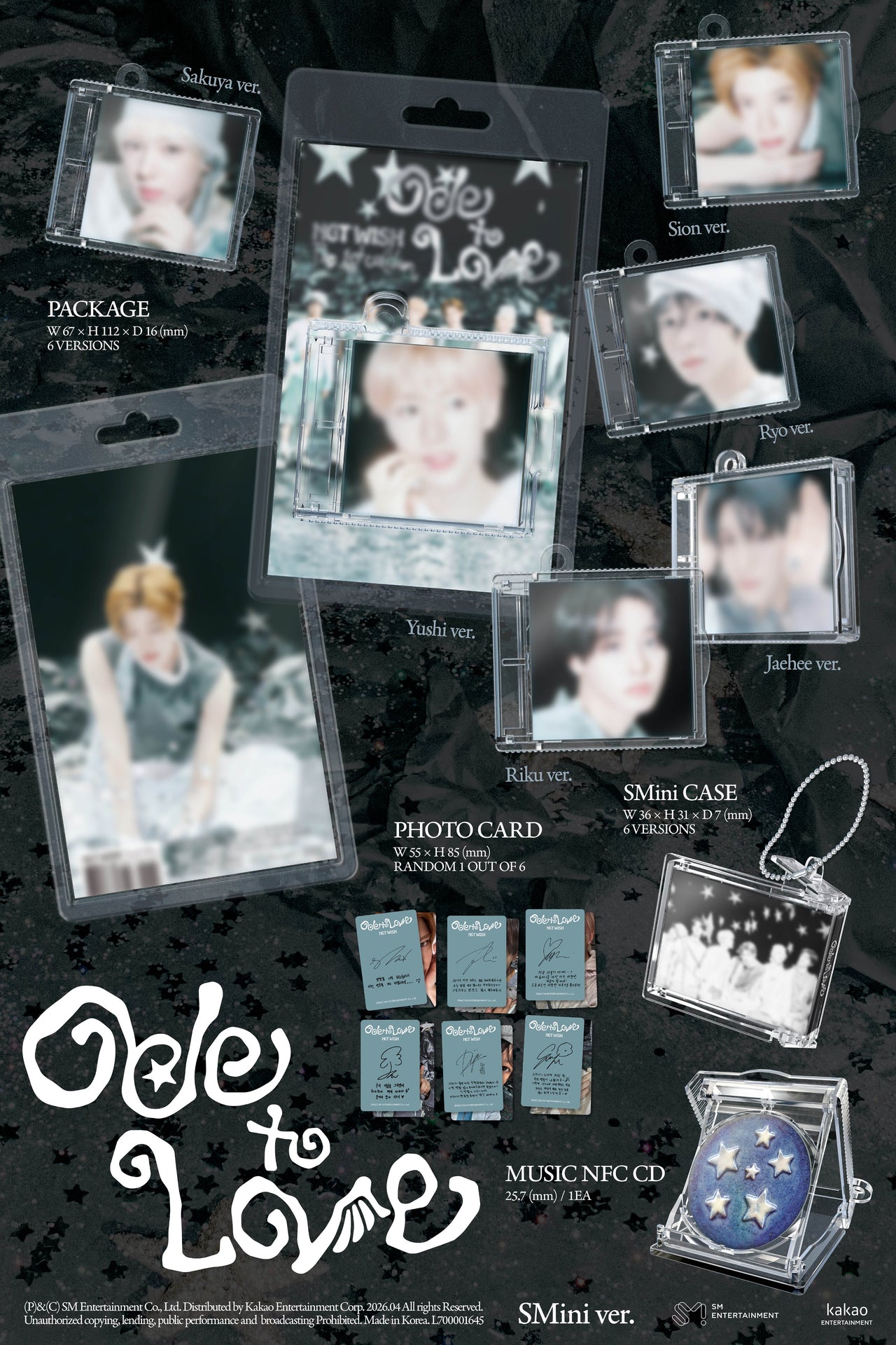 NCT WISH - 1st Album 'Ode To Love' (SMINI Ver.)