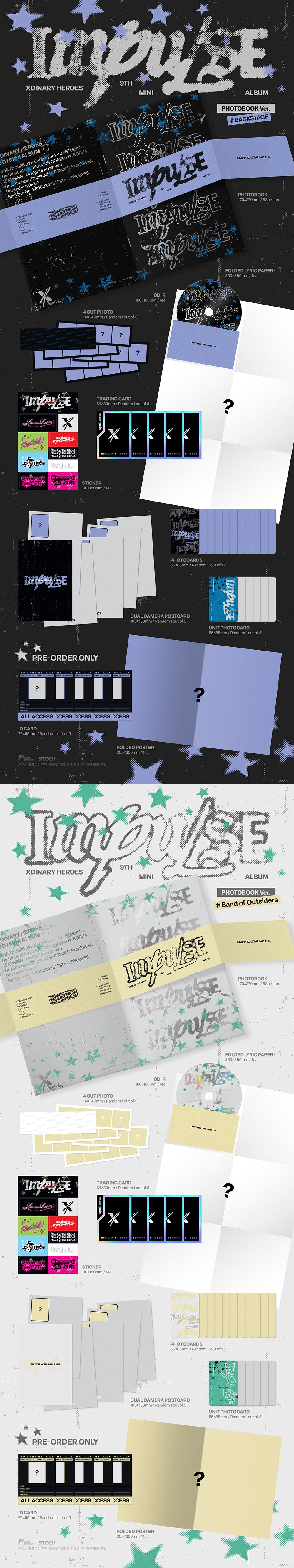 [PRE-ORDER] XDINARY HEROES - 9th Mini Album ‘IMPULSE’