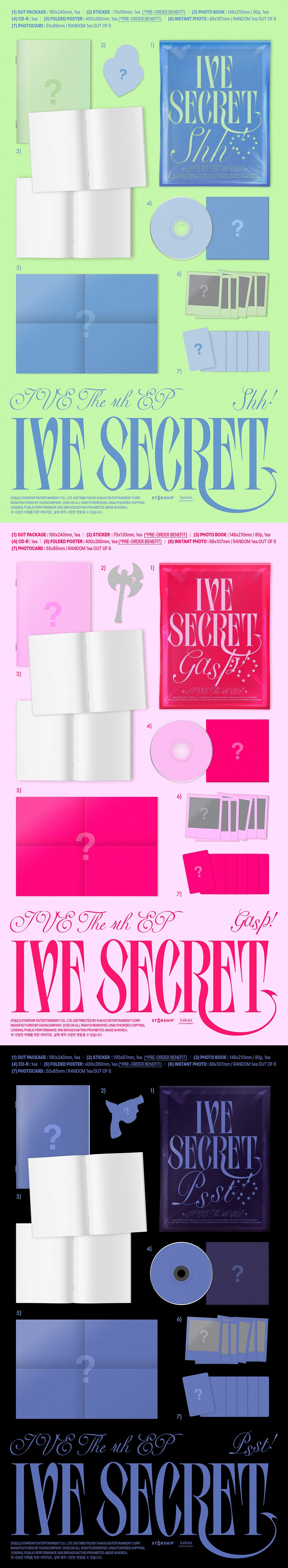 [PRE-ORDER] IVE - THE 4th EP 'IVE SECRET' (PHOTOBOOK VER)