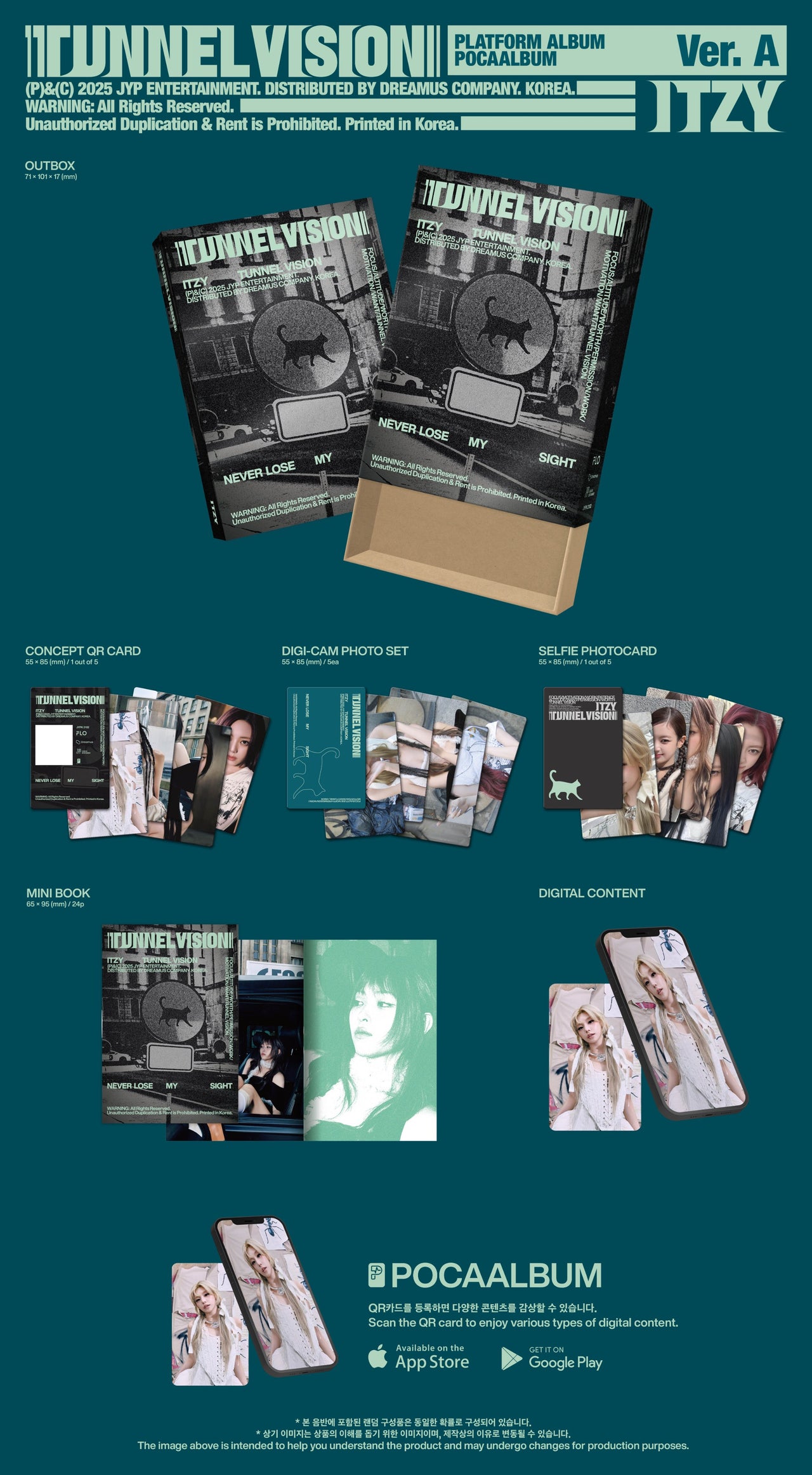 [SALE] ITZY - TUNNEL VISION (POCA/Platform Ver.)