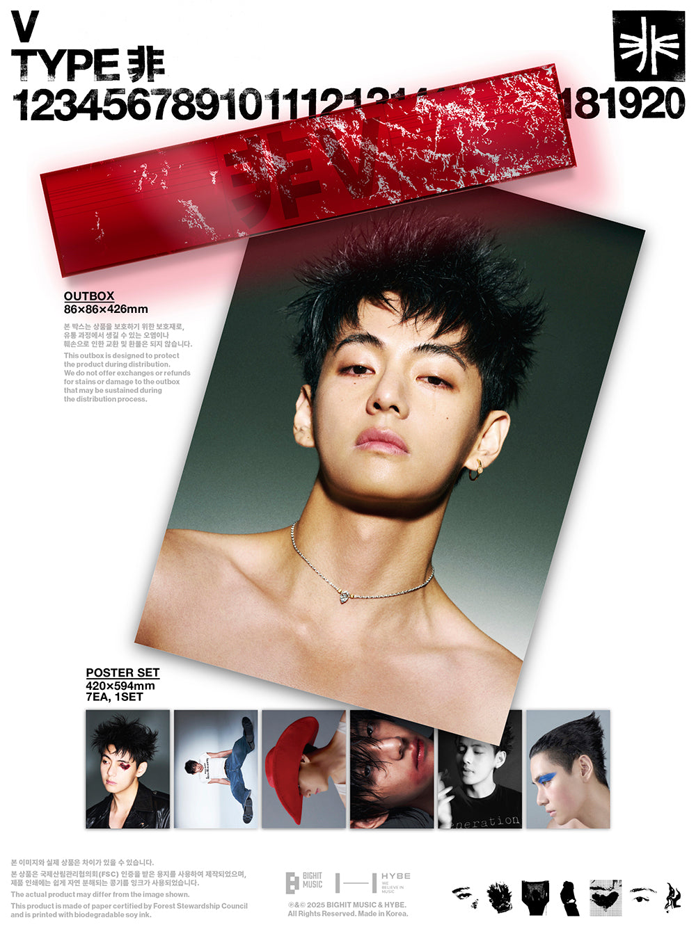 V - ‘TYPE 非‘ Poster Set