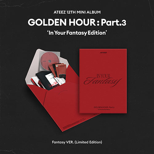 [PRE-ORDER] ATEEZ - 12th Mini Album ‘GOLDEN HOUR: PART. 3 In Your Fantasy Edition’ (Fantasy/LIMITED Ver.)