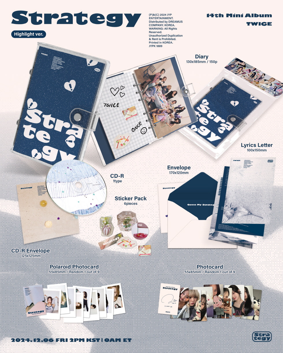 TWICE - 14th Mini Album STRATEGY (Highlight Version)