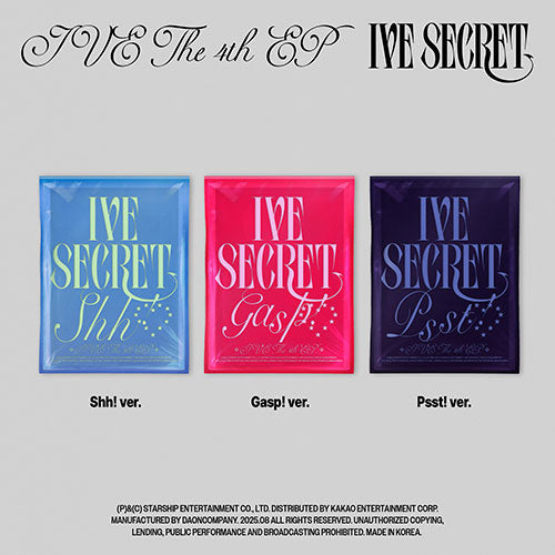 [PRE-ORDER] IVE - THE 4th EP 'IVE SECRET' (PHOTOBOOK VER)
