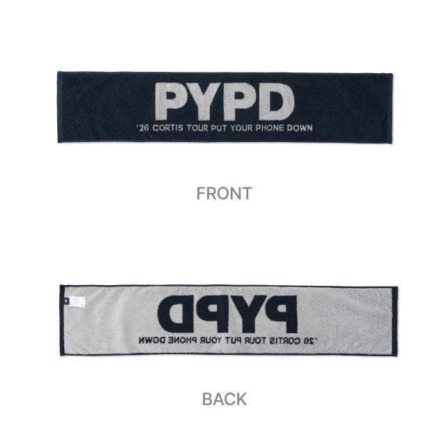 [PRE-ORDER] CORTIS - 2026 Official Tour 'PUT YOUR PHONE DOWN' MD - PYPD Slogan Towel