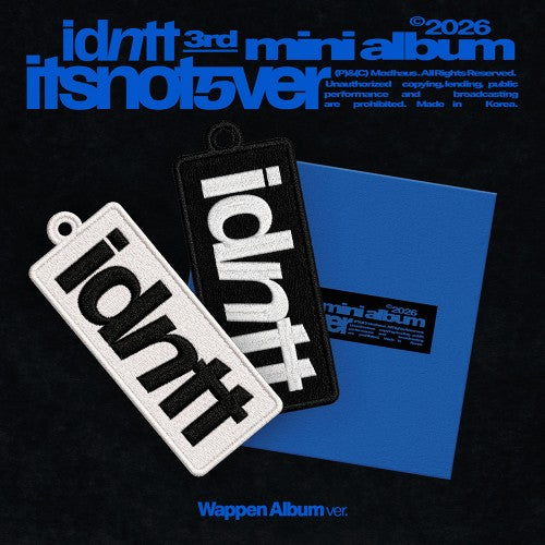 [PRE-ORDER] IDNTT - 3rd Mini Album ‘ITSNOTOVER’ (Wappen Ver)