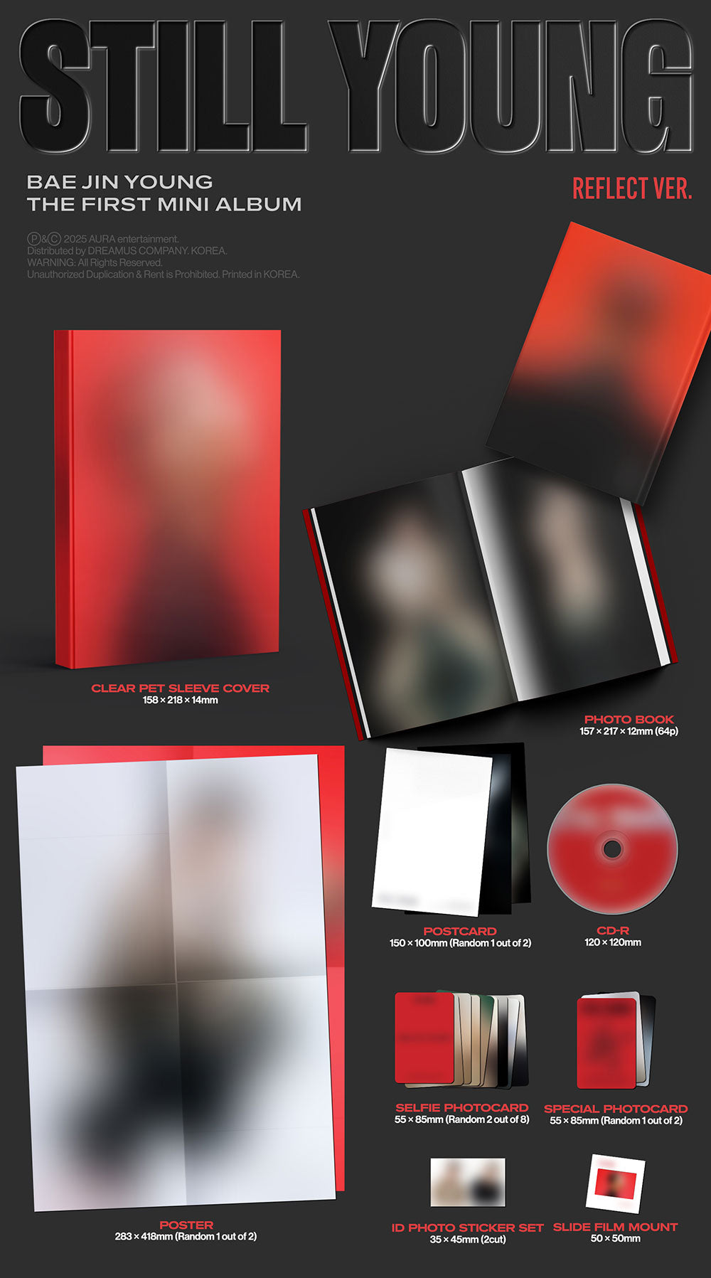 BAE JINYOUNG - 1st Mini Album ‘STILL YOUNG’ (Reflect/Shining Ver.)