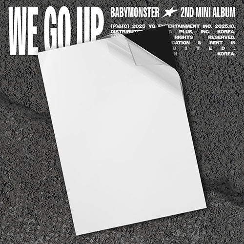 [PRE-ORDER] BABYMONSTER - 2nd MINI ALBUM 'WE GO UP' (WE/GO/UP ver Album)