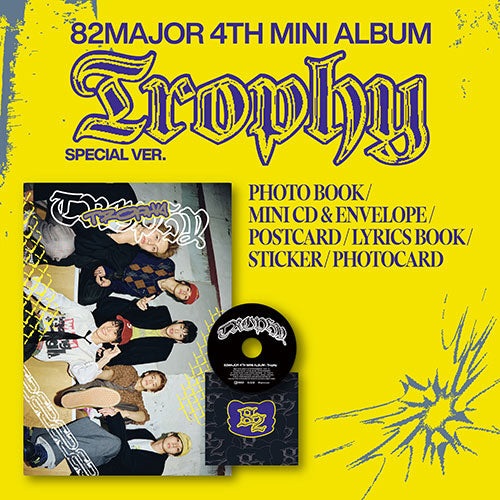 [PRE-ORDER] 82MAJOR - 4th Mini Album ‘TROPHY’ (Special Ver.)