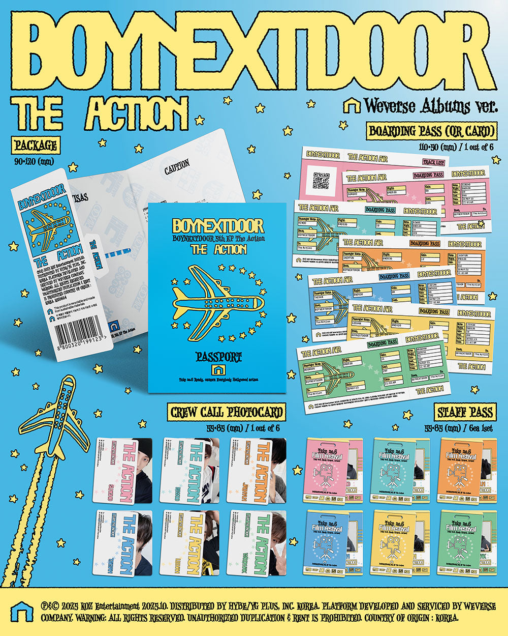 BOYNEXTDOOR - 5th EP ‘The Action’ (WEVERSE VER)