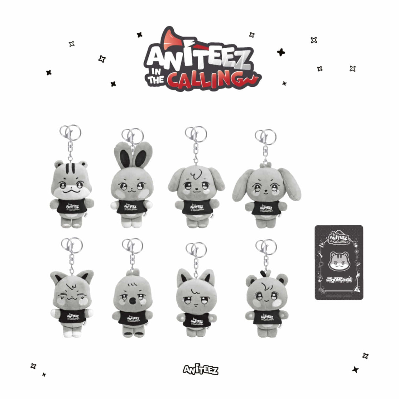 [PRE-ORDER] ATEEZ - ANITEEZ IN THE CALLING (Plush Keyring)