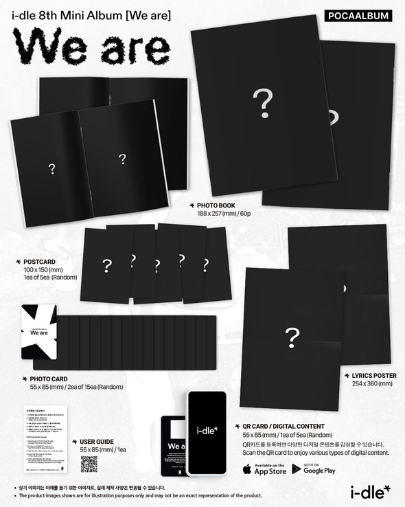 [PRE-ORDER] I-DLE - 8th Mini Album ‘We Are’ (POCA/Photobook)