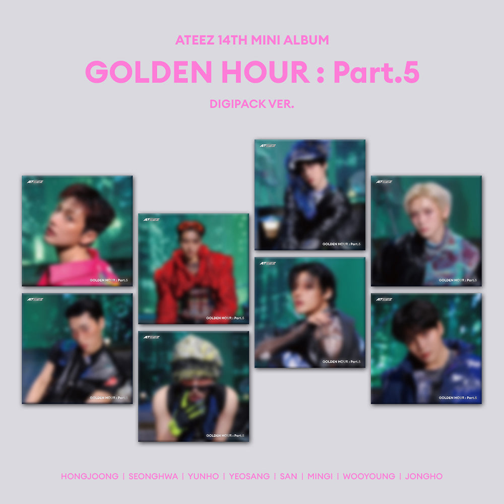 [PRE-ORDER] ATEEZ - GOLDEN HOUR: Part. 5 (Individual Digipack)