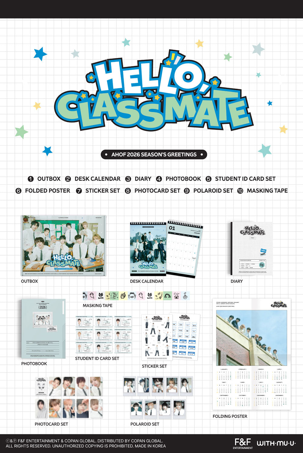 [PRE-ORDER] AHOF - 2026 Season's Greetings 'Hello Classmate'