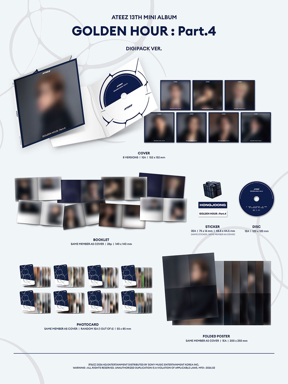 ATEEZ - GOLDEN HOUR : Part.4 (Digipack)