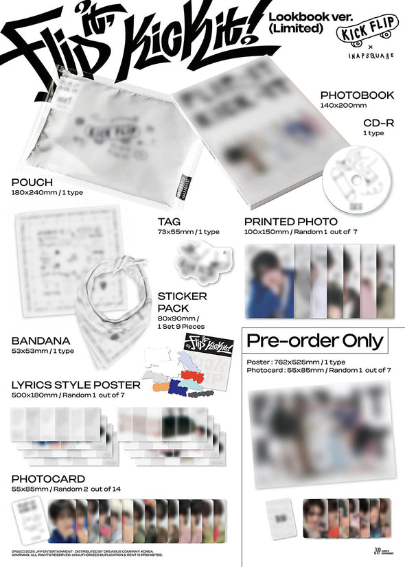KICKFLIP - 1st Mini Album (Lookbook Limited)
