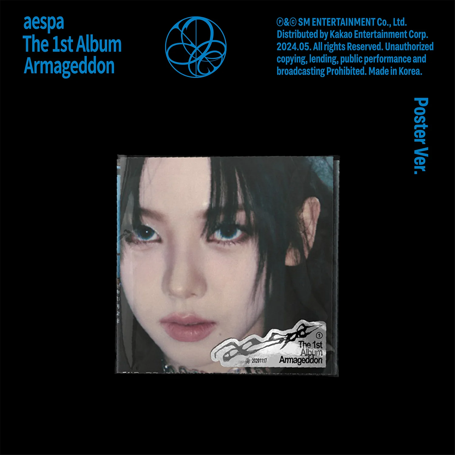 (CD)aespa 1st Full Album [Armageddon] (Poster Ver.) (韓国盤）／aespa aespa Armageddon 1st Album Contents+Tracking Sealed (Poster
