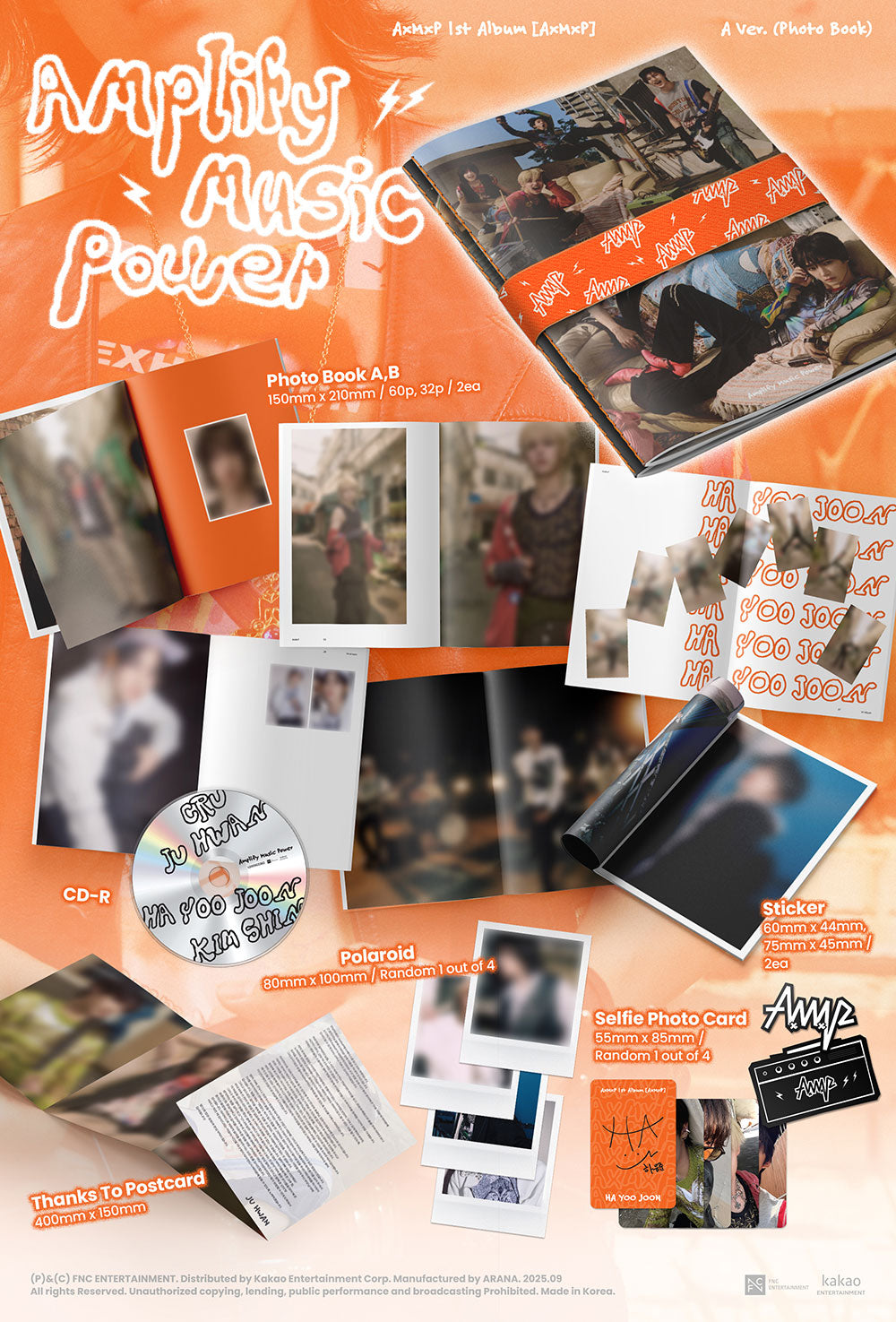 [PRE-ORDER] AxMxP - 1st Full Album 'AxMxP' (A/Photobook Ver.)