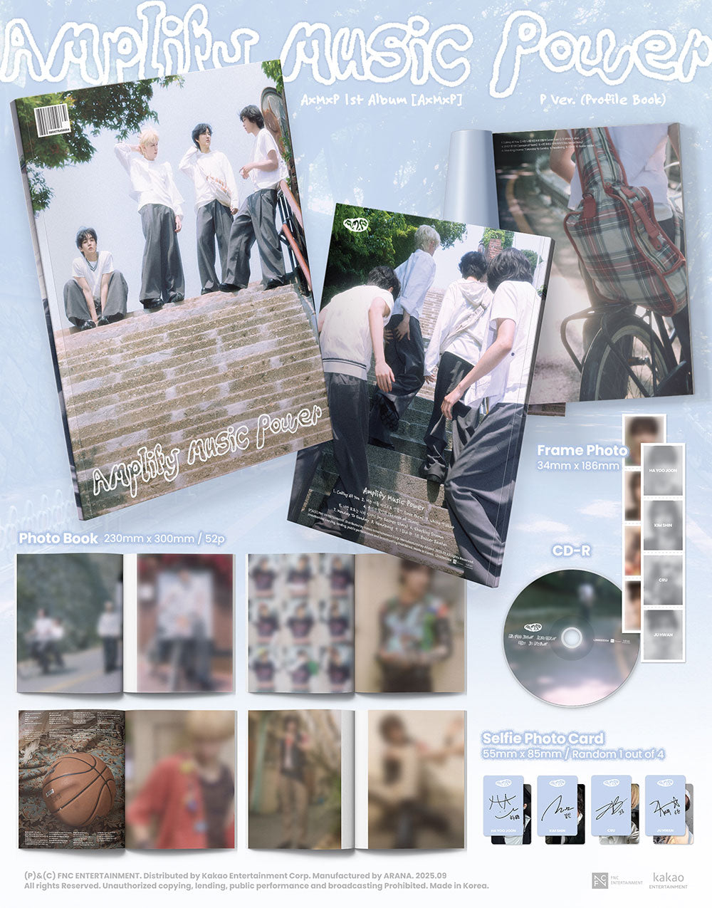 [PRE-ORDER] AxMxP - 1st Full Album 'AxMxP' (P/Profile Book Ver.)