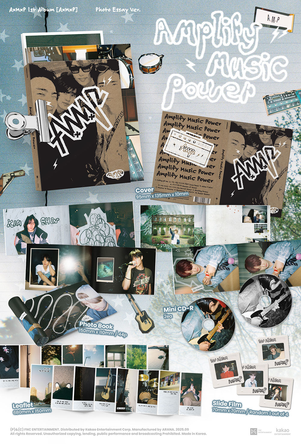 [PRE-ORDER] AxMxP - 1st Full Album 'AxMxP' (Photo Essay Ver.)