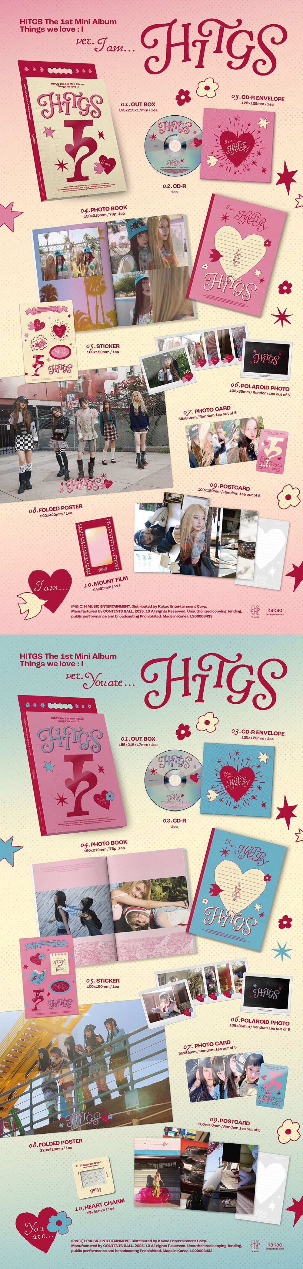 HITGS - The 1st Mini Album 'Things we love : I'
