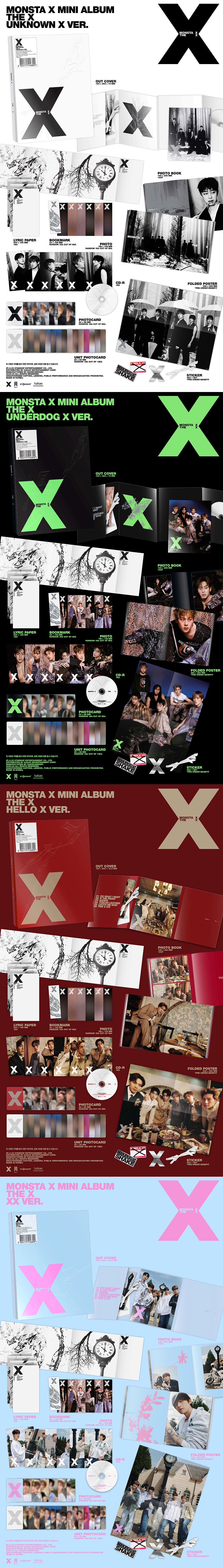 MONSTA X - MINI ALBUM 'THE X' (Photobook ver.)