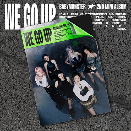 BABYMONSTER - 2nd MINI ALBUM 'WE GO UP' (WE/GO/UP ver Album)