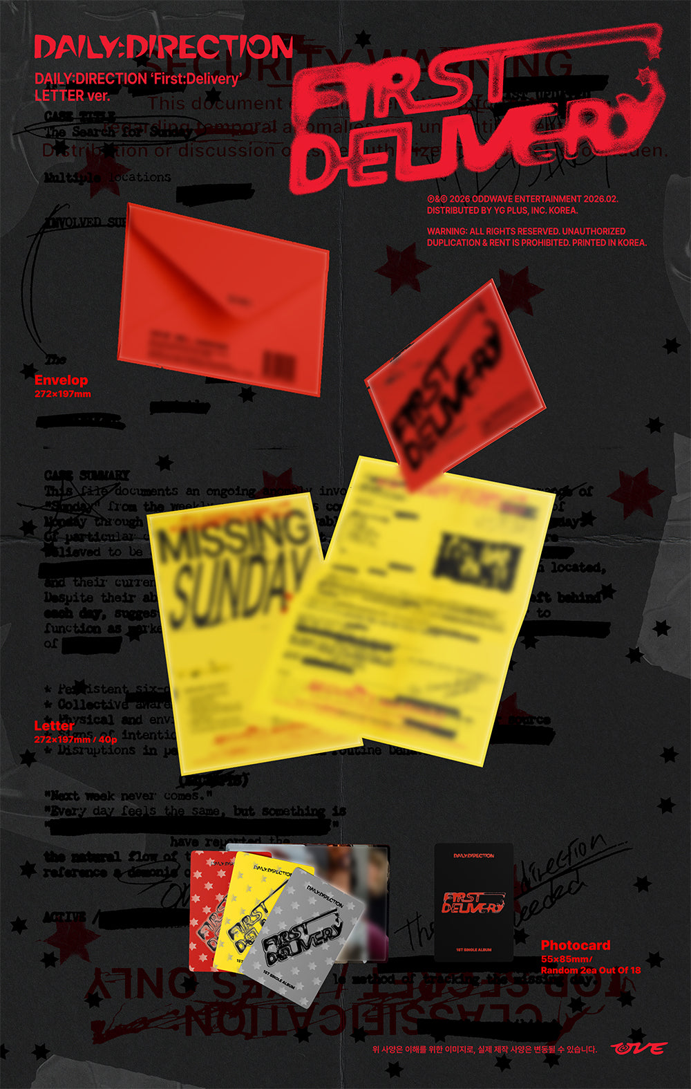 [PRE-ORDER] DAILY:DIRECTION - ‘First:Delivery’ (Letter Ver.)