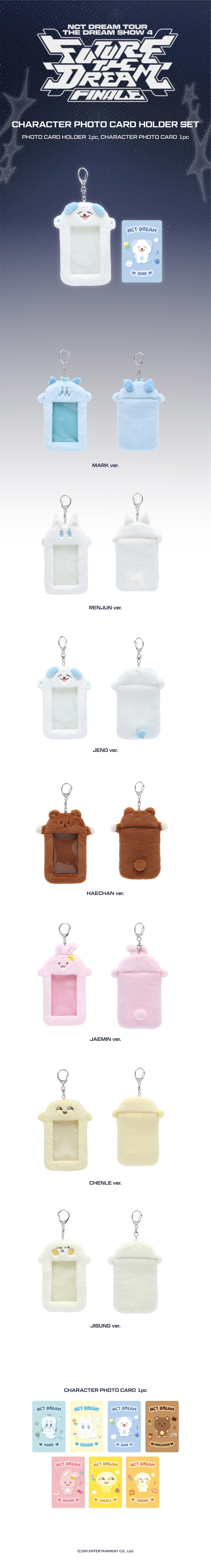 [PRE-ORDER] NCT DREAM - NCT DREAM TOUR ‘THE DREAM SHOW 4 FUTURE THE DREAM’ FINALE MD - Character Photocard Holder