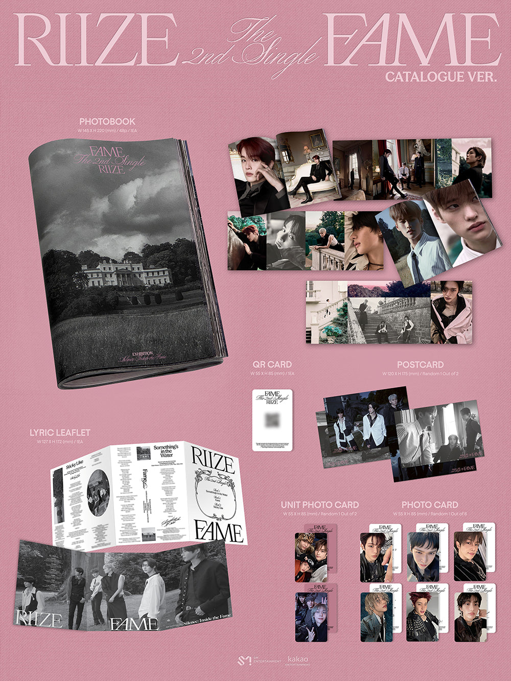 SALE] RIIZE - 2nd Single Album 'FAME' (Catalogue Ver.)