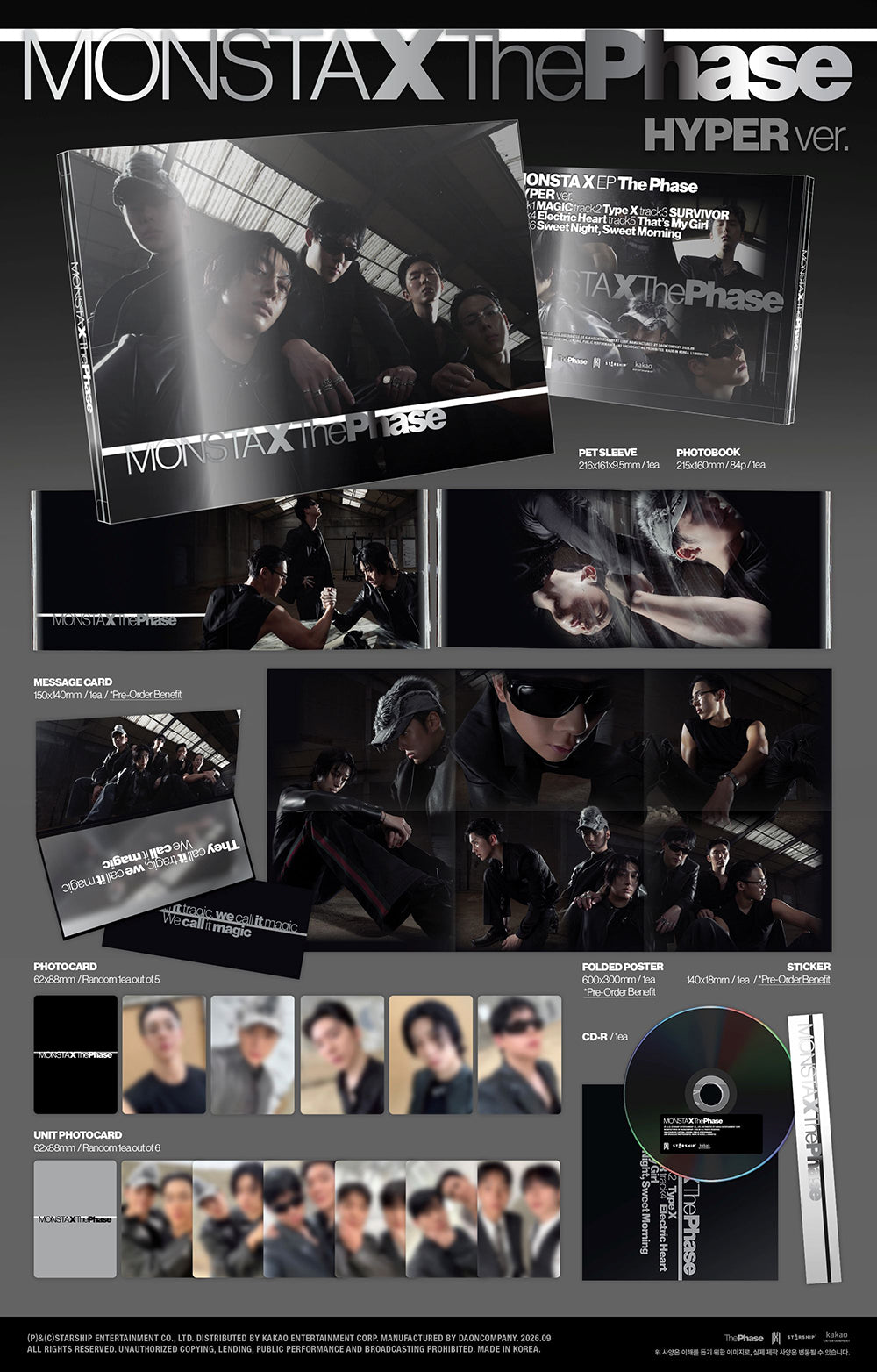 MONSTA X - EP 'The Phase' (HYPER ver)