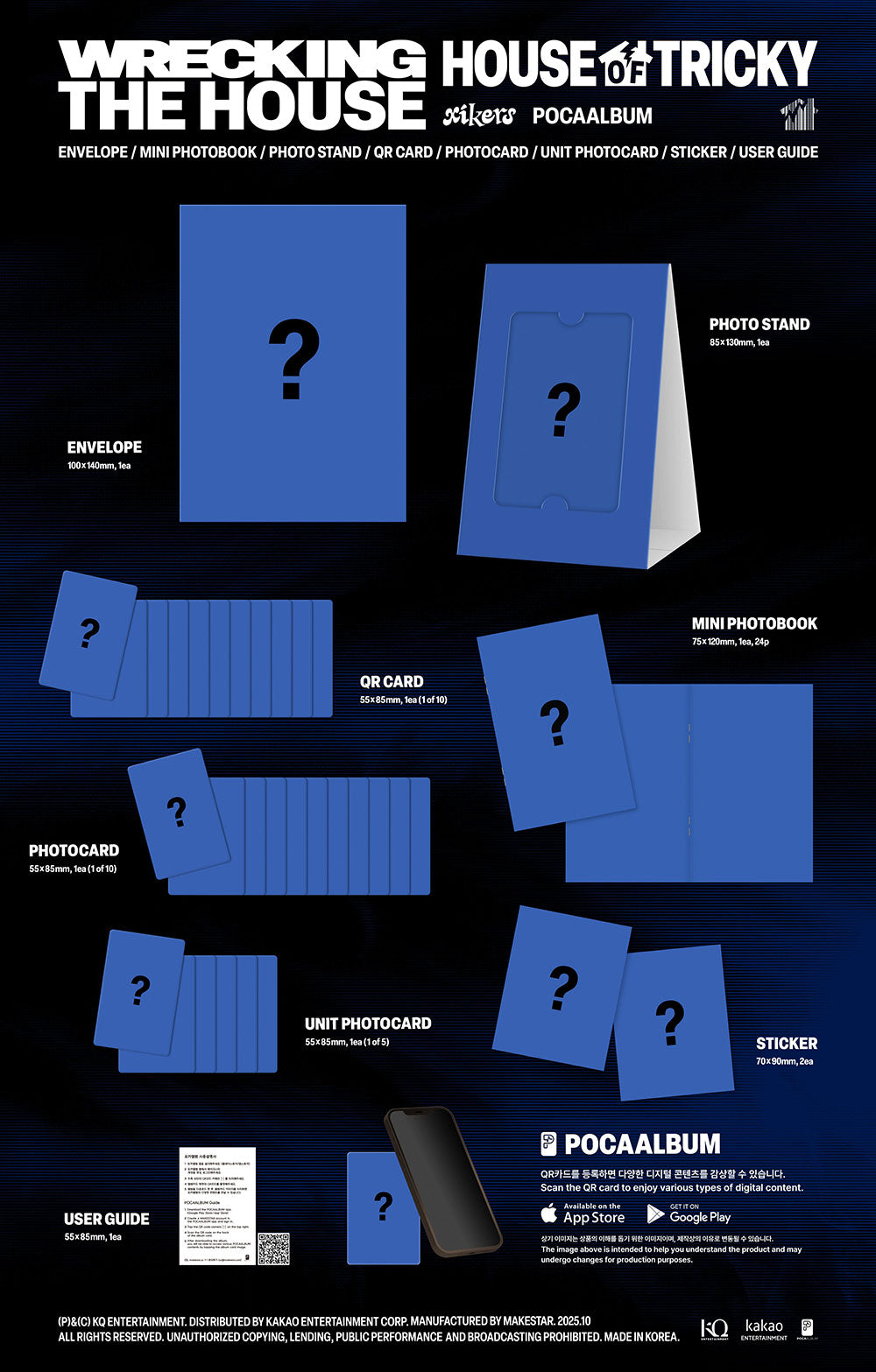 [PRE-ORDER] XIKERS - 6th Mini Album ‘House Of Tricky: Wrecking The House’ (POCA Ver)