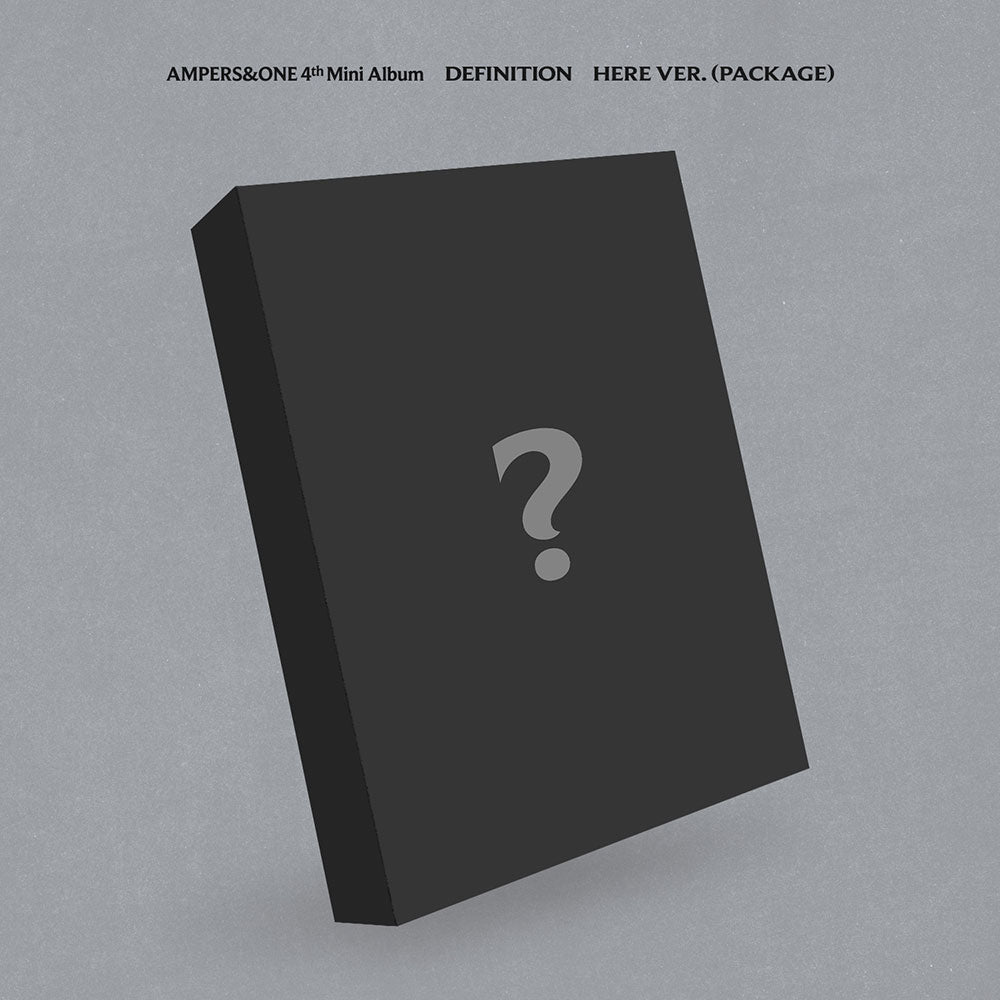 AMPERS&ONE -  4th Mini Album ‘DEFINITION’ (Here/Package Ver.)