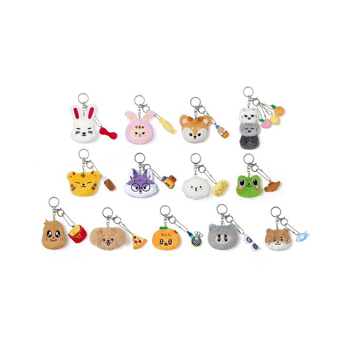 SEVENTEEN - MINITEEN OFFICIAL MERCH (FACE PLUSH KEYRING)